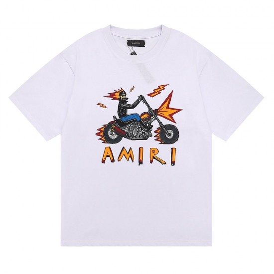 AMIRI Fire Motorbike Tee 2 Colors