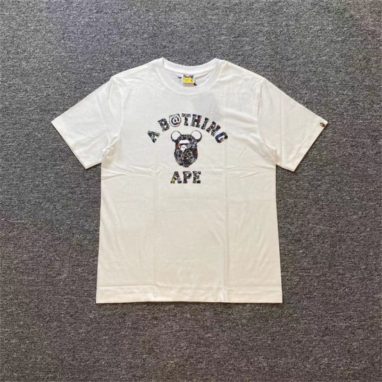 Bape Small Bearbrick T-Shirt 2 Colors Black White