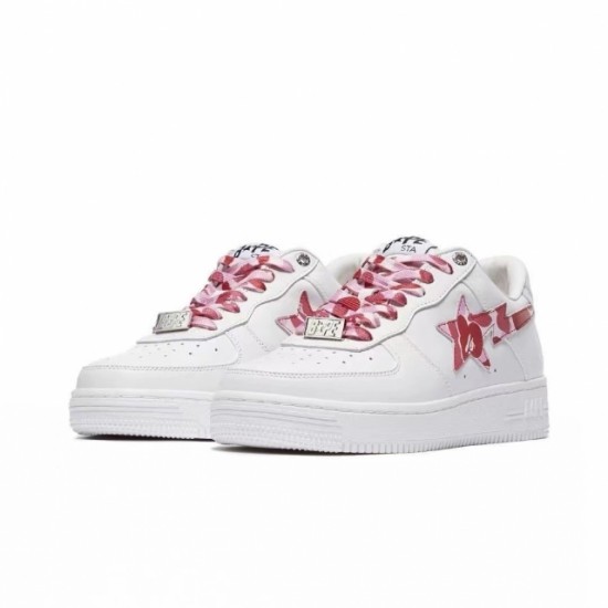 Bape Sta Camo Star Shoes Pink White (US5-US12)