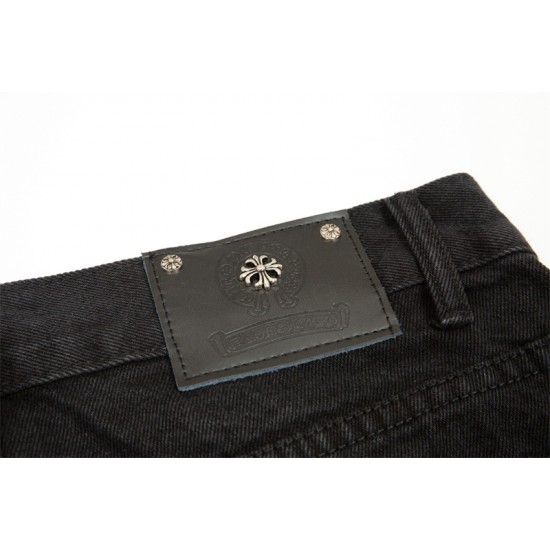 [Best Quality] CH Black Crosses Classic Jeans