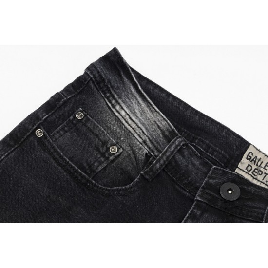Gallery Dept color holes jeans black