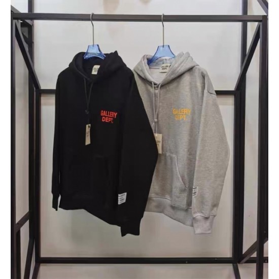 Gallery Dept basic hoodie (Black/Grey/Green/Orange/Yellow)