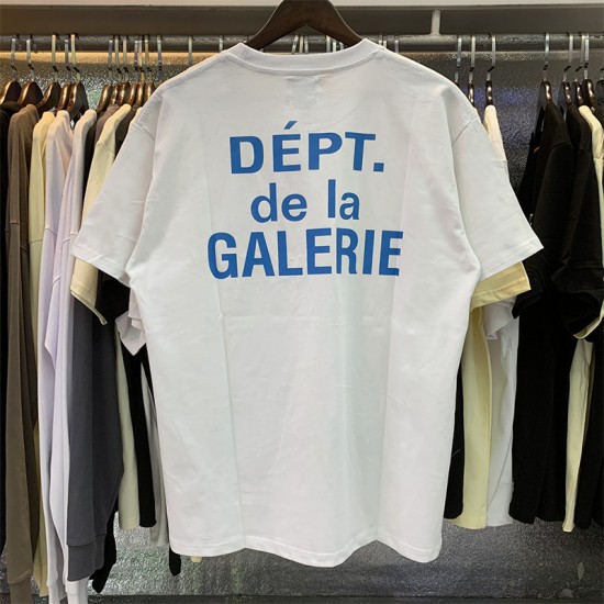 GALLERY DEPT de la GALERIE Blue Fonts Clean Fits T-Shirt