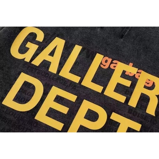 Gallery Dept 'Garbage' Photo Distressed T-Shirt Black