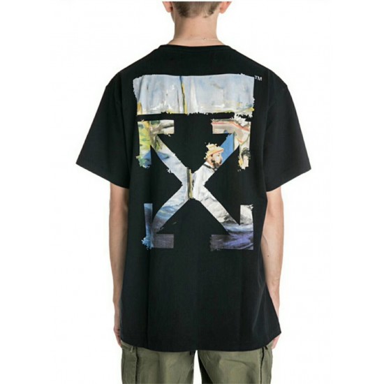 [No.227] OFF OW Oil Painting Logo T-Shirt