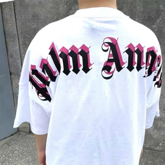 palm angels overlapping letters tee