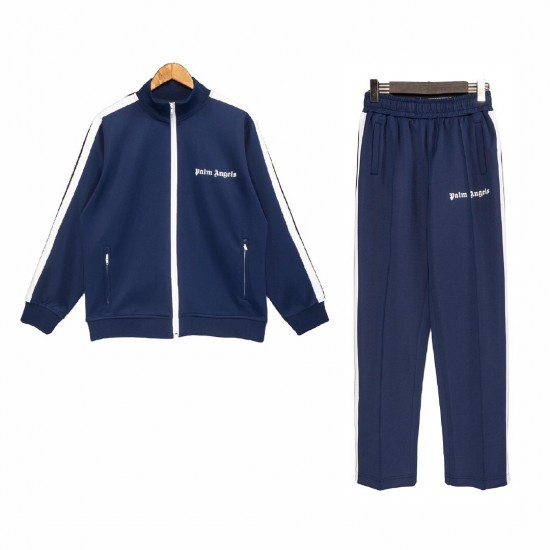 Palm Angels Tracksuit Navy Blue Jacket / Pants