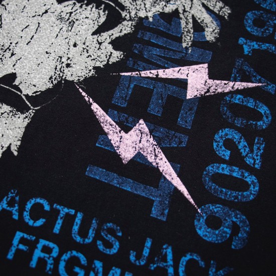 Travis Scott Cactus Jack x Fragment Design x Kaws T-Shirt Black