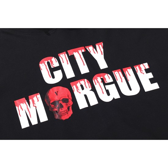 Vlone 20ss City Morgue big V Hoodie