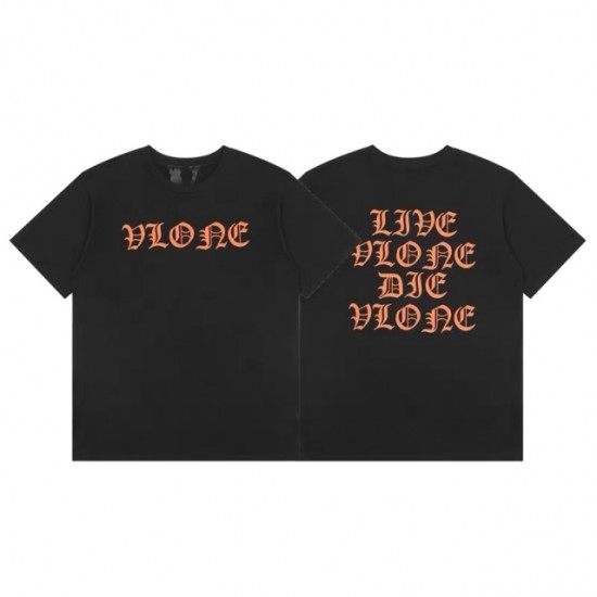 Vlone sanskrit fonts t-shirt black