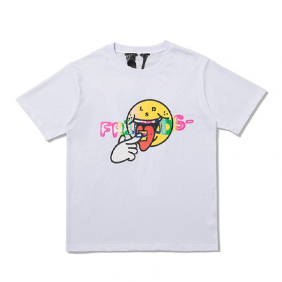 Vlone LSD Smiley Tee T-Shirt (Black/White)