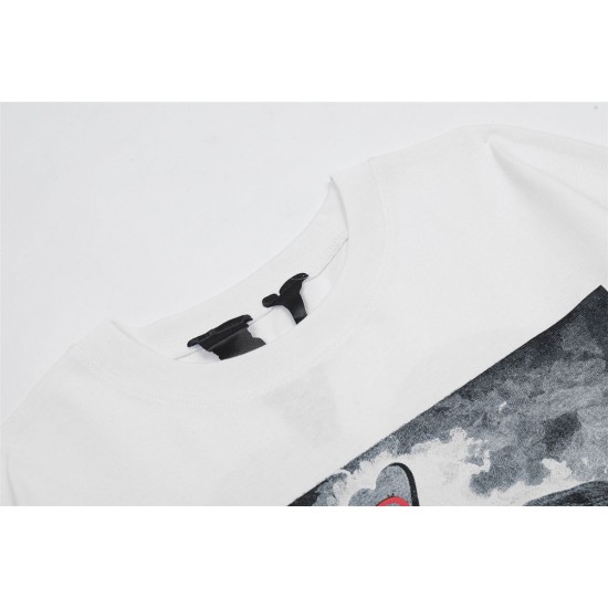 Saint Michael VLONE NO CAP Long Sleeve T-Shirt Black White